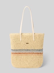 Torba shopper z detal z logo model 'Lazey' od Barts - 44