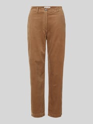 High Waist Cordhose aus reiner Baumwolle Modell 'LANDE' von Marc O'Polo Beige - 7