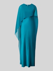 Abendkleid aus Satin mit fixiertem Schal von Rinascimento - 27