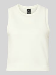 Top z prążkowanym okrągłym dekoltem od adidas Sportswear - 38