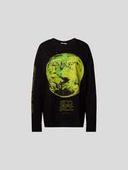 Longsleeve mit Motivprint von Christopher Kane Schwarz - 38