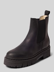 Buty chelsea ze skóry bydlęcej nappa z profilowaną podeszwą od Tamaris - 27