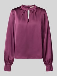 Blouseshirt met plooien van Rinascimento Bordeaux - 39