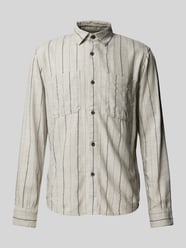 Koszula casualowa o kroju relaxed fit z mieszanki wiskozy z dodatkiem lnu od Tom Tailor Denim - 15