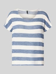 Regular Fit T-Shirt aus Viskose-Mix Modell 'WIDE STRIPE' von VERO MODA - 14