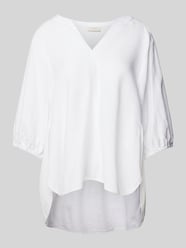 Bluzka z mieszanki lnu i wiskozy z rękawem o dł. 3/4 model ‘Lava’ od FREE/QUENT - 27