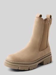 Chelsea boots van echt runderleer van Tamaris Beige - 20