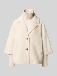 Regular Fit Webpelzjacke im 2-in-1-Look von Tom Tailor Beige - 23