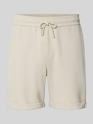 Szorty z dzianiny dresowej o kroju regular fit z dodatkiem wiskozy model ‘NEW KODYL’ od Only & Sons - 35