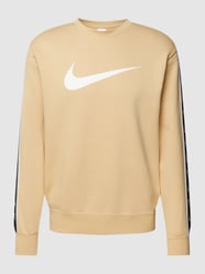Sweatshirt mit Rundhalsausschnitt Modell 'REPEAT' von Nike Beige - 27