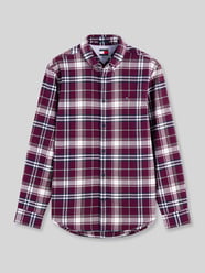 Regular Fit Freizeithemd aus Baumwolle mit Karomuster von Tommy Jeans Bordeaux - 37