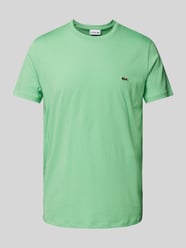 T-Shirt mit Rundhalsausschnitt Modell 'Supima' von Lacoste Grün - 29