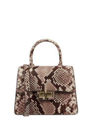 Crossbodytas in slangenlook, model 'Jojo' van DKNY Wit - 38