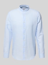 Koszula biznesowa o kroju slim fit z listwą guzikową od Jake*s - 34