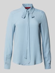 Bluzka koszulowa o kroju regular fit z dodatkiem jedwabiu model ‘ATENEO’ od MAX&Co. - 29
