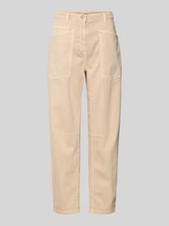 Jeansy o kroju barrel fit z mieszanki bawełny model 'OCEAN' od CAMBIO - 22