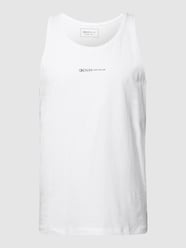 Tanktop mit Label-Print von Tom Tailor Denim Weiß - 25