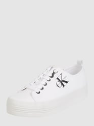 Sneakers met plateauzool  van Calvin Klein Jeans Wit - 48