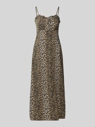 Uitlopend vrijetijdsjurk van pure viscose model 'BRENNA' van ONLY Beige - 4