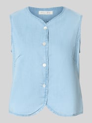 Kamizelka o kroju regular fit z mieszanki lyocellu w tkaninie stylizowanej na denim od Christian Berg Woman - 21