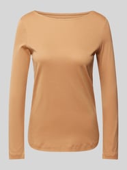 Longsleeve mit U-Boot-Ausschnitt von Christian Berg Woman Braun - 40