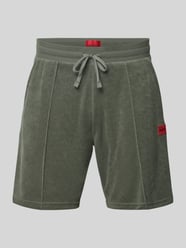 regular fit sweatshorts van katoenmix model 'TERRANCE' van HUGO - 9