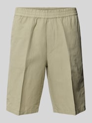 Straight Fit Shorts aus Leinen-Mix von Filippa K Beige - 10