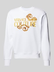 Sweatshirt mit Motiv-Print von Versace Jeans Couture Weiß - 39