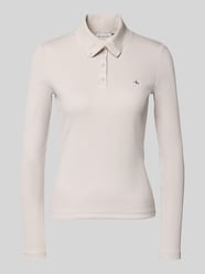 Slim Fit Langarmshirt aus Baumwoll-Mix von Calvin Klein Jeans - 42