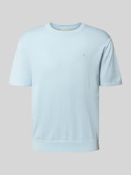 T-Shirt mit Logo-Stitching Modell 'SUPIMA' von CK Calvin Klein - 35