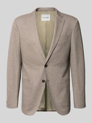 Fein strukturiertes Slim Fit 2-Knopf-Sakko Modell 'Michel' von Pierre Cardin - 46