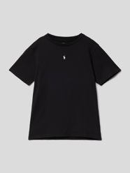T-shirt met labelstitching van Polo Ralph Lauren Teens Grijs / zwart - 16