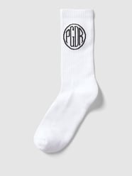 Socken in Ripp-Optik Modell 'FINLAY' von Pegador Weiß - 29