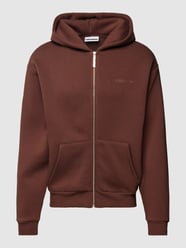 Sweatjack met capuchon van REVIEW Bruin - 11
