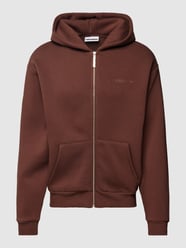 Basic Sweatjacke von REVIEW Braun - 40