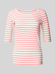 T-Shirt mit Rundhalsausschnitt von Marc Cain Pink - 9