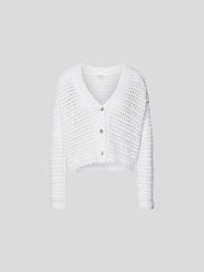 Strickjacke mit V-Ausschnitt von Vince Weiß - 32