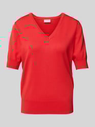 Strickshirt mit V-Ausschnitt Modell 'Katie' von FREE/QUENT - 24