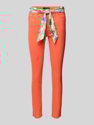 Jeans met stoffen riem van Marc Cain - 33