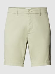 Regular Fit Chino-Shorts mit Gesäßtaschen von Knowledge Cotton Apparel Grün - 44