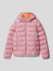 Steppjacke mit Effektgarn von s.Oliver RED LABEL Rosa - 11