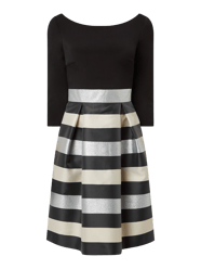 Cocktailkleid im 2-in-1-Look  von Swing Grau / Schwarz - 17