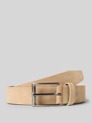 Leren riem met doornsluiting van Lloyd Men's Belts Beige - 5