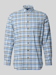 Relaxed Fit Freizeithemd aus reiner Baumwolle mit Vichy-Karo von Christian Berg Men - 24