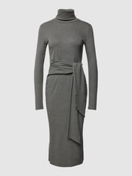 Midikleid mit Rollkragen von Lauren Ralph Lauren Grau - 33