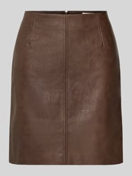 Spódnica mini z imitacji skóry model ‘KATE’ od ICHI - 13