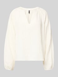 Relaxed Fit Langarmbluse aus reiner Baumwolle Modell 'NATALI' von VERO MODA - 14