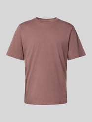 T-Shirt mit Label-Detail Modell 'ORGANIC' von Jack & Jones Lila - 16