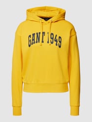 Hoodie met logoprint van Gant Geel - 19