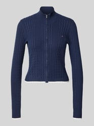 Slim Fit Strickjacke aus Viskose-Mix von Tommy Jeans - 36